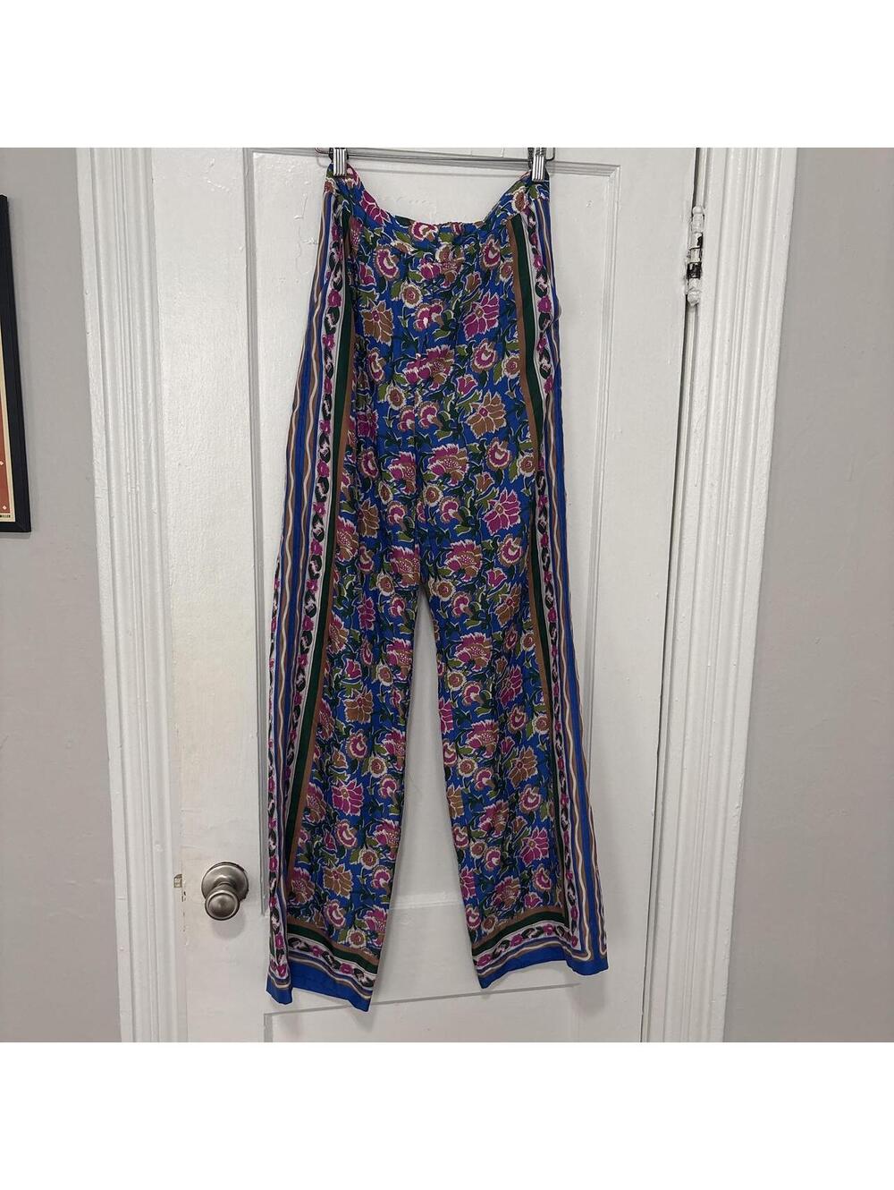 Veronica Beard Women's Multi and Blue Trousers